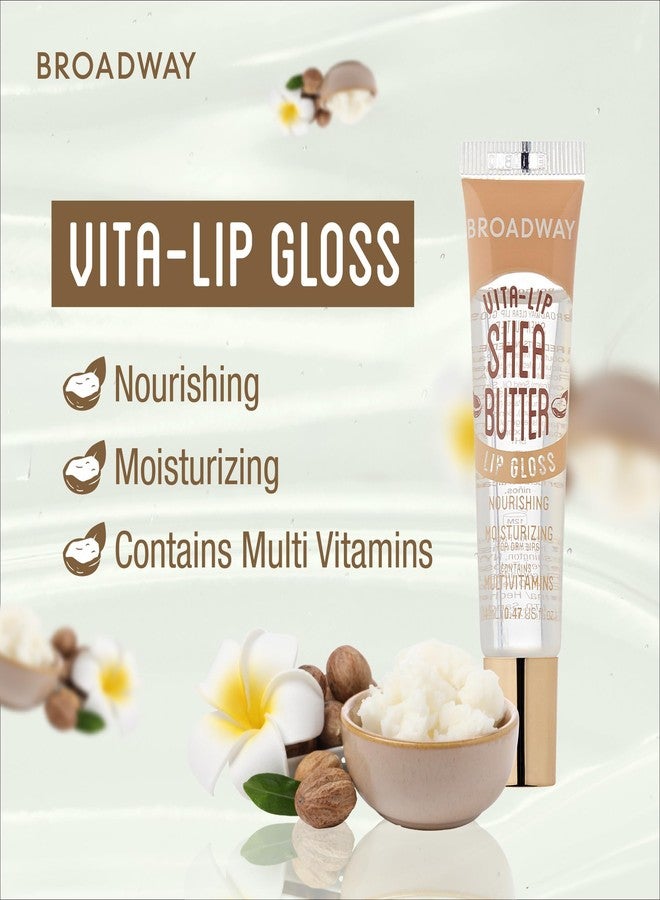 Ruby Kisses Broadway Vita-Lip Clear Lip Gloss (Shea Butter 3 Pack), Ultra-Hydrating & Soothing Formula with Multi-Vitamin Oils, High-Shine Non-Sticky Finish, Nourishing Lip Balm for Healthy Lips - Image 3