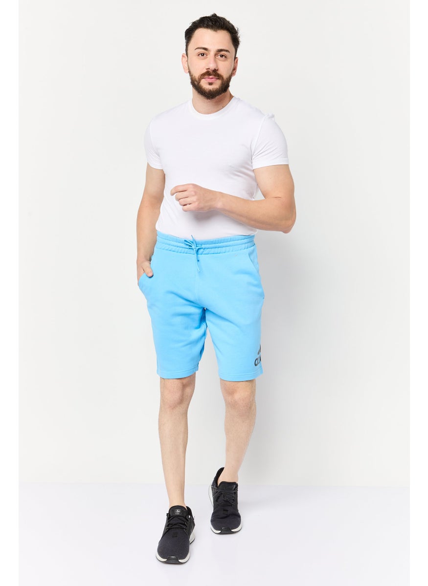 Adidas Men Sportswear Fit Outdoor Shorts, Blue  - Image 2