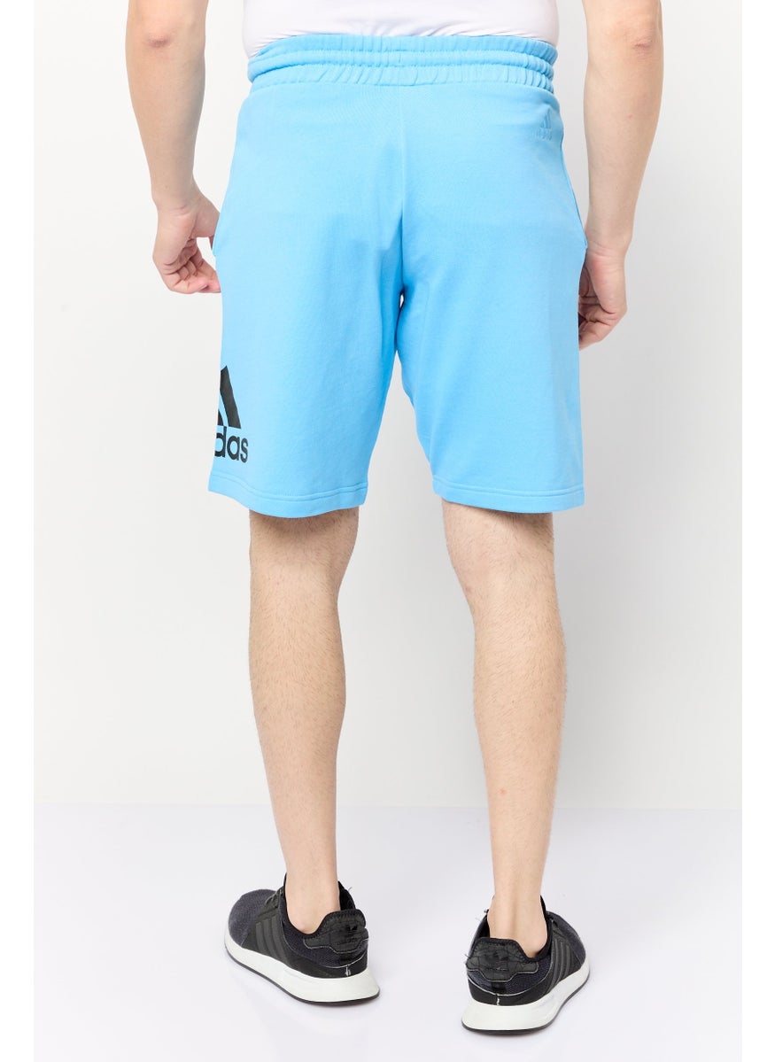 Adidas Men Sportswear Fit Outdoor Shorts, Blue  - Image 4