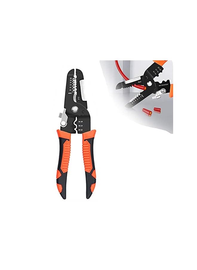 IAF - Wire Stripper Crimper Wire Cutter Multi-functional wire stripping tool for 10-20AWG wire Precise Hand Tools for Electrician Craftsman (10IN1) - Image 1