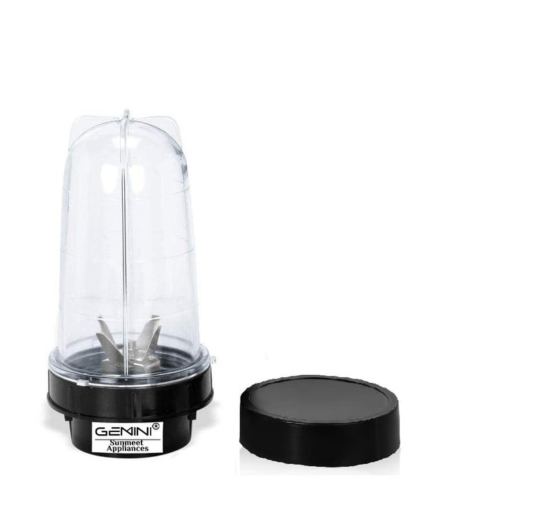 Gemini Bullet Jar for Mixer Grinder Large Set of 1 530 ML ABS Transparent Juicer Jar NSA106 - Image 1