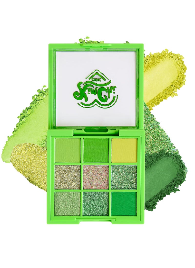Kimchi Chic - Kimchi Chic Beauty Citrus Queen - 9 Shades in 1 Makeup Palette - 03 LIME - Image 1
