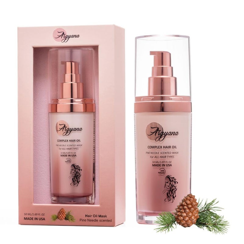 Argyana Hair Oil Mask Pine Needle Scented (50ml) | Recommended for Coarse Hair before Showering/for women - Image 1