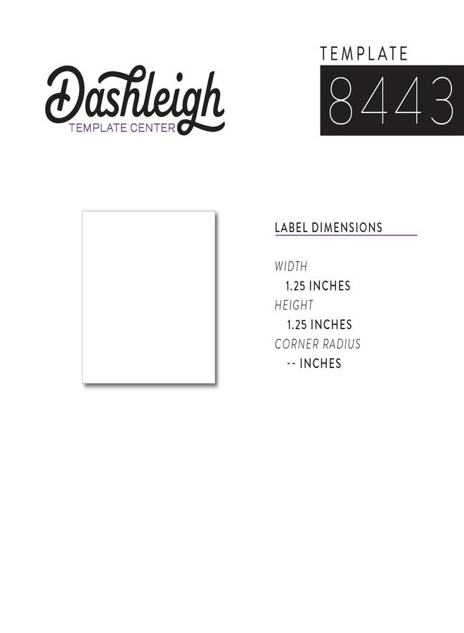 Dashleigh 300 Waterproof Labels for 30 ml Bottles, 1.25 x 1.25 in. | Square, Waterproof White Vinyl for Inkjet Printers - Image 3