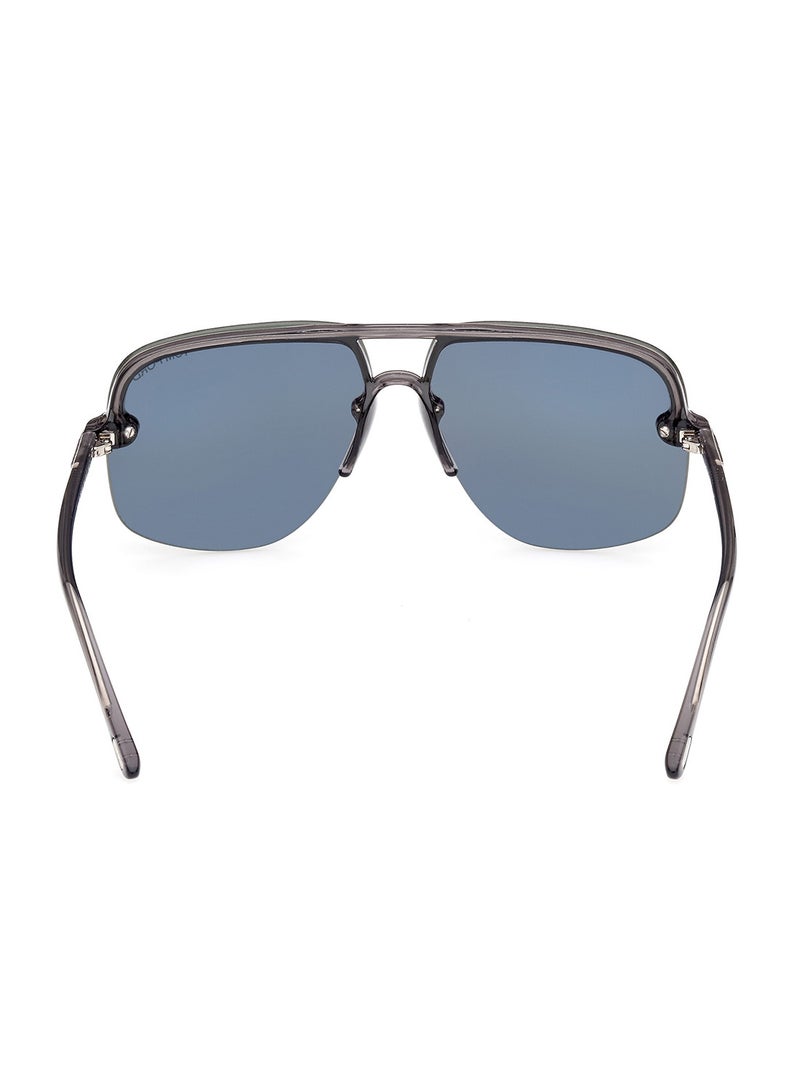 TOM FORD نظارة شمسية نافيجيتور للرجال بحماية من الأشعة فوق البنفسجية - FT100320N63 - مقاس العدسة: 63 ملم - Image 4