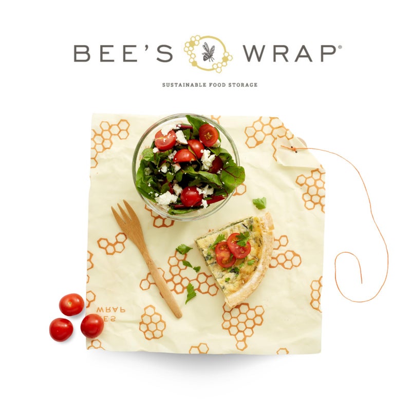 Bee's Wrap Reusable Beeswax Food Wraps Made in the USA, Eco Friendly Beeswax Wraps for Food, Sustainable Organic Cotton Wrap, Sandwich Wrap for Bread, Honeycomb Pattern - Image 5