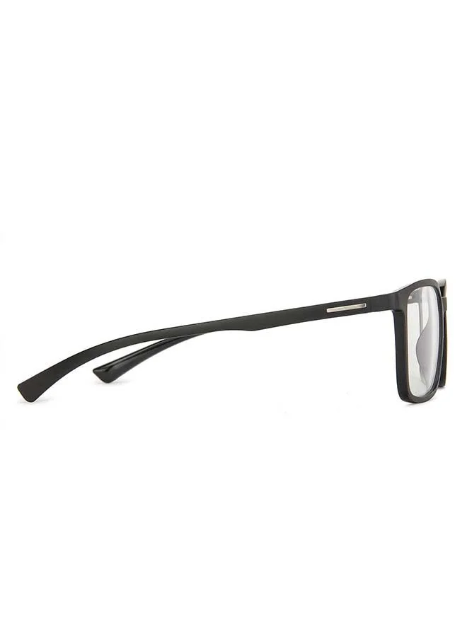 Lenskart Blu Zero Power Full Rim Bluecut & Antiglare Rectangle Shape Computer Eyeglasses LB E13737 - 53mm - Black