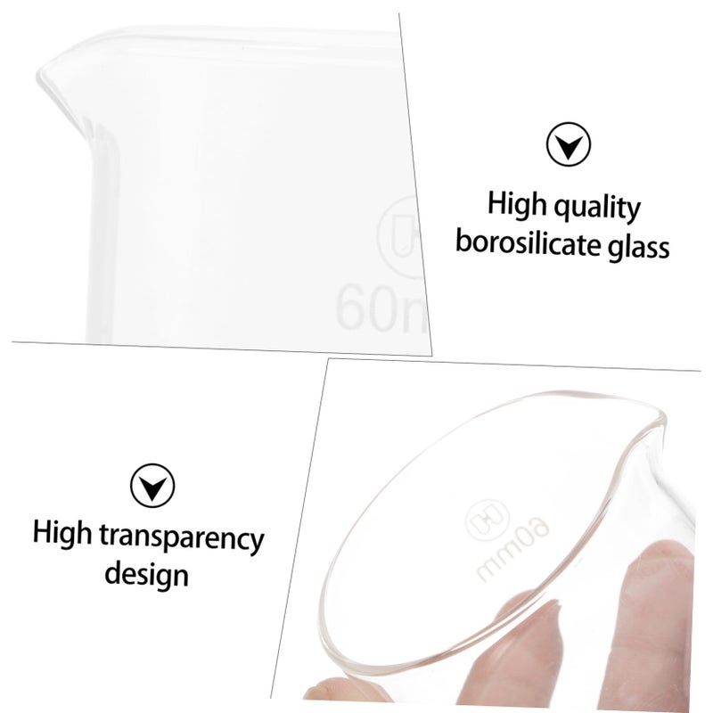 Borosilicate Glass Crystallizing Dish with Spout Flat Bottom for Laboratory Recrystallization - Image 4