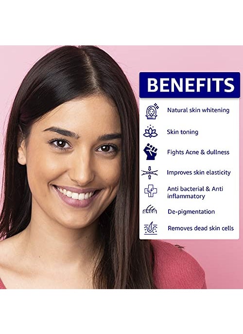 W2 W2 Why Wait Strawberry Facewash  Contains Strawberry Haldi Olive Oil  Bergamot Oil  For Skin Toning Dryness Oil Balance Pigmentation Elasticity Inflammation  Acne  For Men  Women 100g  - Image 2