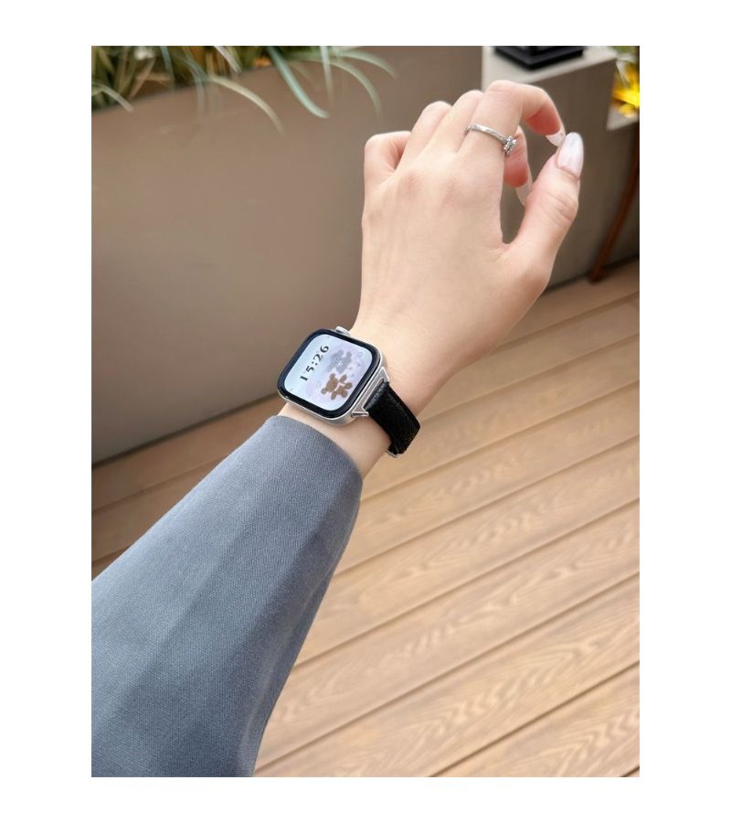 Black 20mm Synthetic Leather Watch Strap For Huawei GT6 GT6 Pro GT5 GT5 Pro GT4 GT2 GT3 GT4 Fit3 Fit4 Band 8 9 10 - Image 4