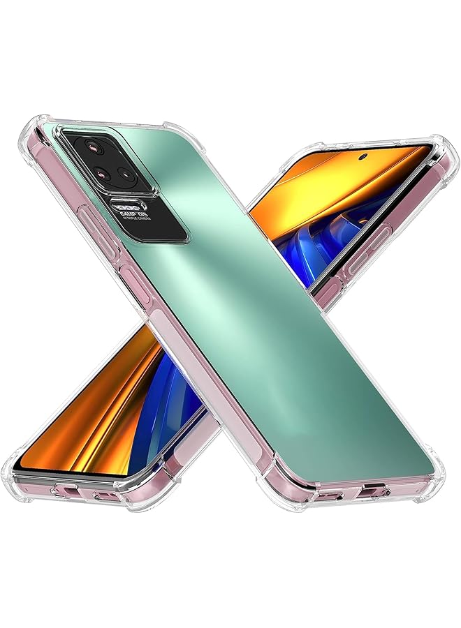إيروريكس جراب شفاف من مادة TPU متوافق مع هاتف Xiaomi Poco F4 Redmi K40S، غير مخصص لهاتف F4 Gt - Image 1