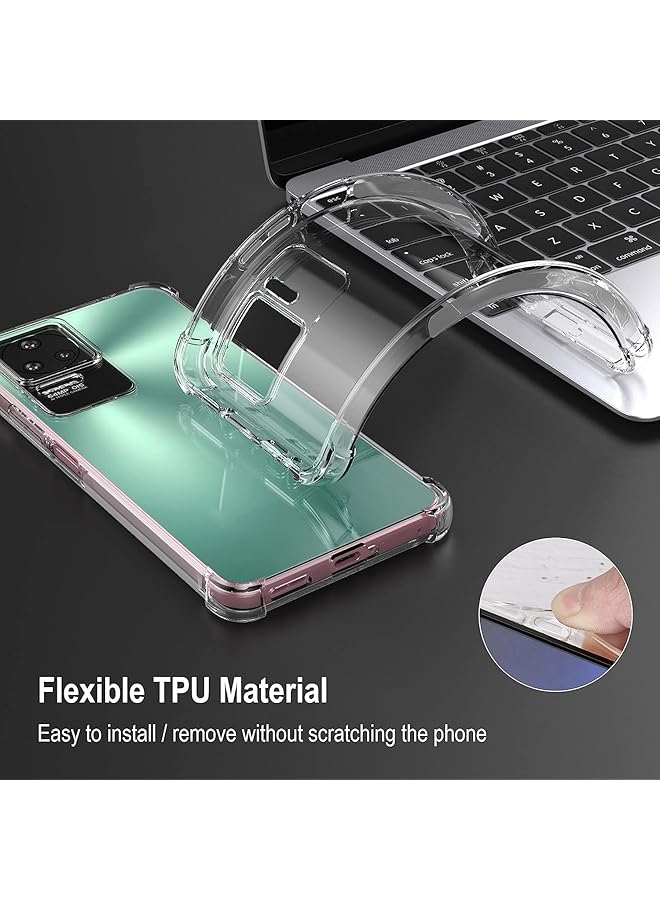 إيروريكس جراب شفاف من مادة TPU متوافق مع هاتف Xiaomi Poco F4 Redmi K40S، غير مخصص لهاتف F4 Gt - Image 5