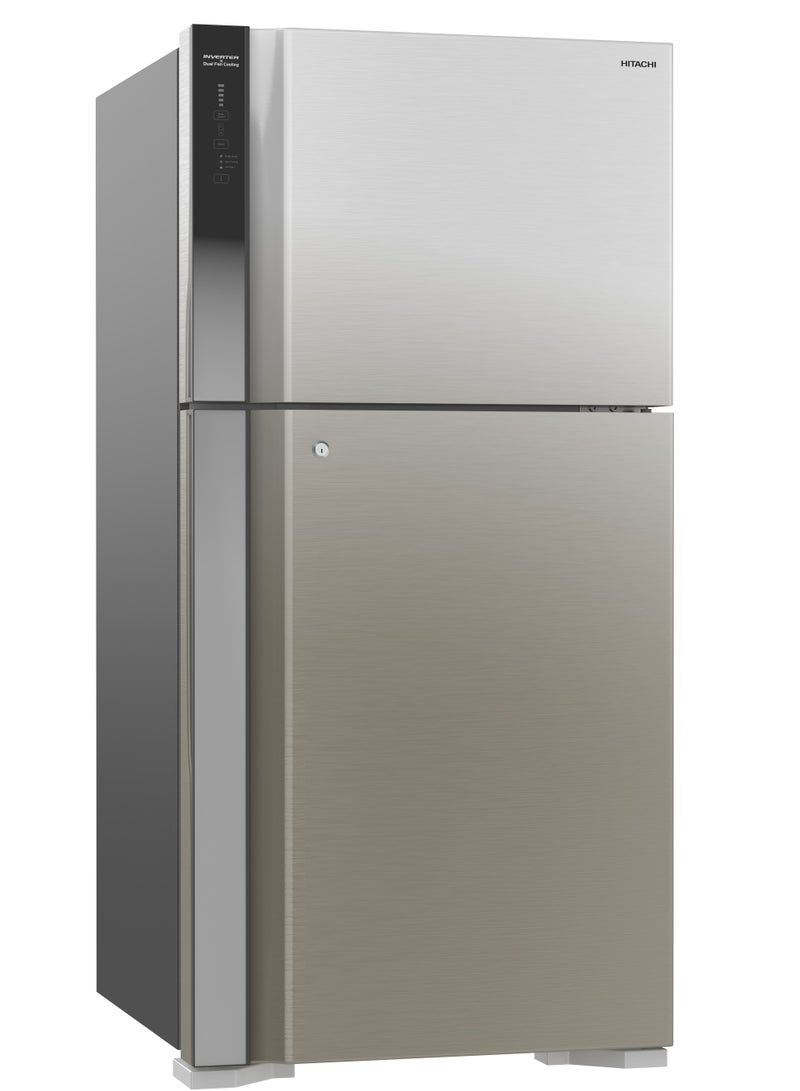 HITACHI Refrigerator 12.9Cuft Freezer 5.1Cuft Inverter Compressor Brilliant Silver 334 kW HRTN8565DFBSLSA Silver - Image 3