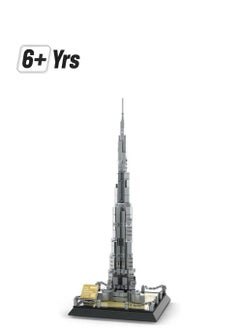 wange The Burj Khalifa Tower Building Block Toys,Dubai Model The World's Great Architecture Series Collectible Famous Landmarks Excellent Gift for Teens and Adults  - Image 1