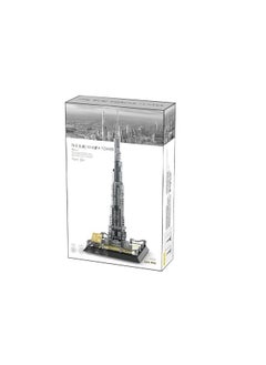 wange The Burj Khalifa Tower Building Block Toys,Dubai Model The World's Great Architecture Series Collectible Famous Landmarks Excellent Gift for Teens and Adults  - Image 2