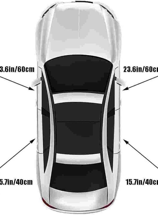 Zteyuzo 4PCS Carbon Fiber Door Sill Protectors Front/Rear Anti-Scratch Entry Guard fit for Ford Bronco - Image 3