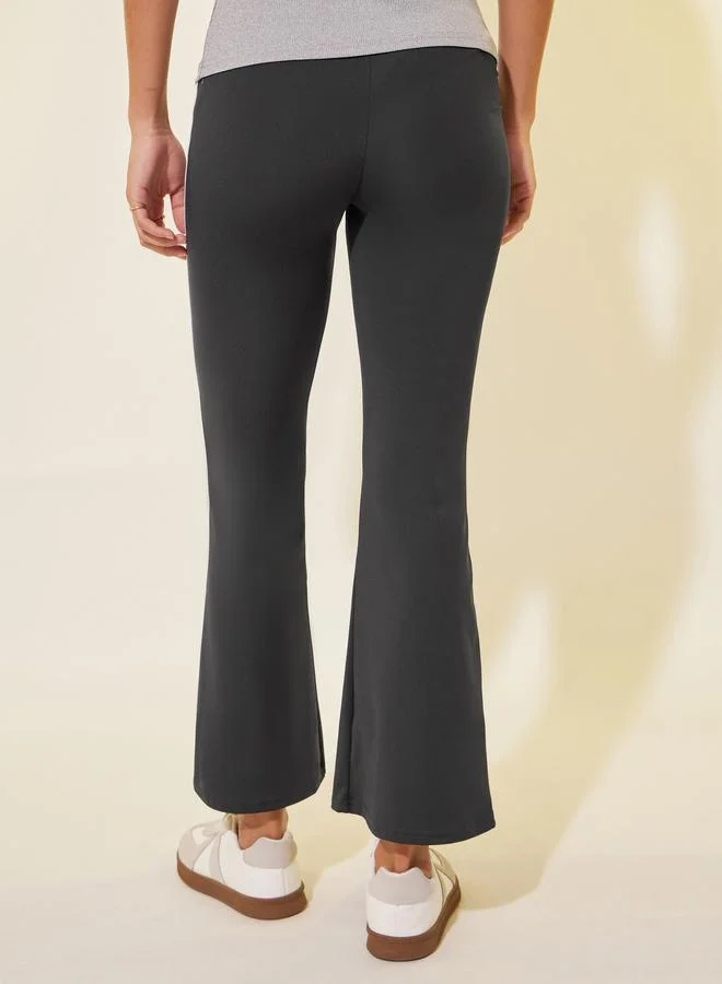 Take Two Take Two Side Stripe Flared Leggings