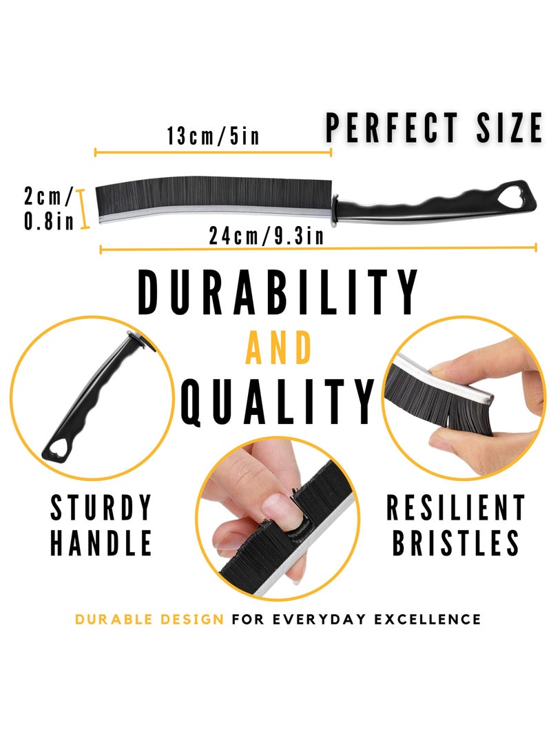 Excefore Hard Bristle Crevice Cleaning Brush, 4 Set Crevice Cleaning Brush, Gap Cleaning Brush, Small Cleaning Brushes for Household Use Bathroom, Kitchen, Corner, Sink, Thin Cleaning Brush - Image 2