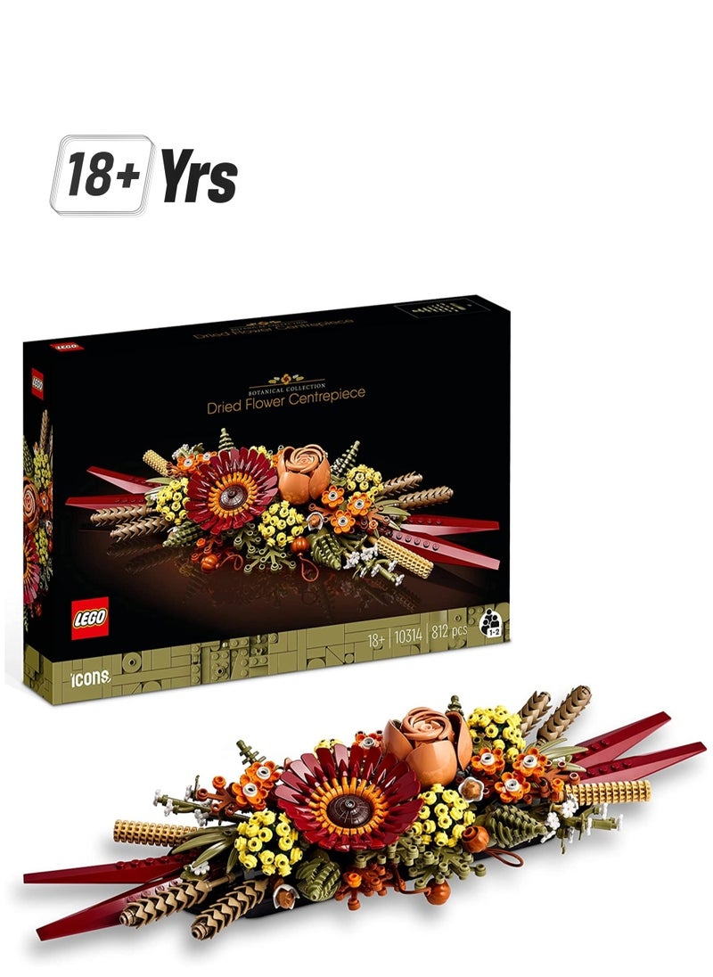 LEGO Icons Dried Flower Centrepiece Building Kit 10314  - Image 1