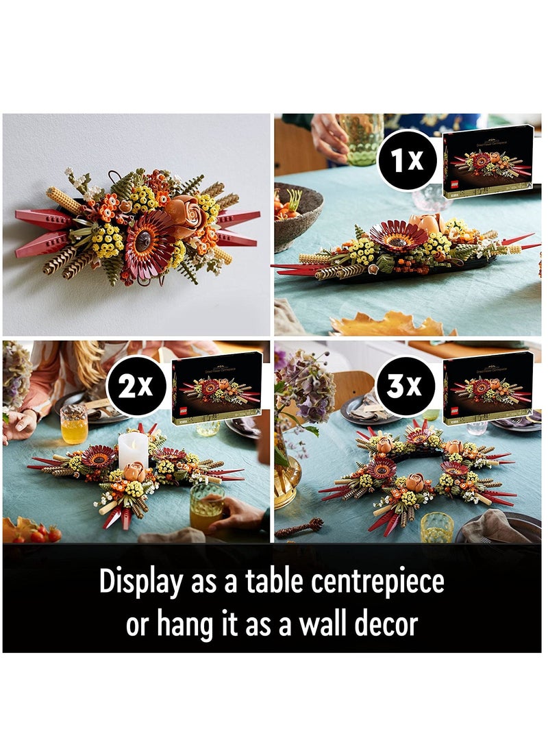 LEGO Icons Dried Flower Centrepiece Building Kit 10314  - Image 3