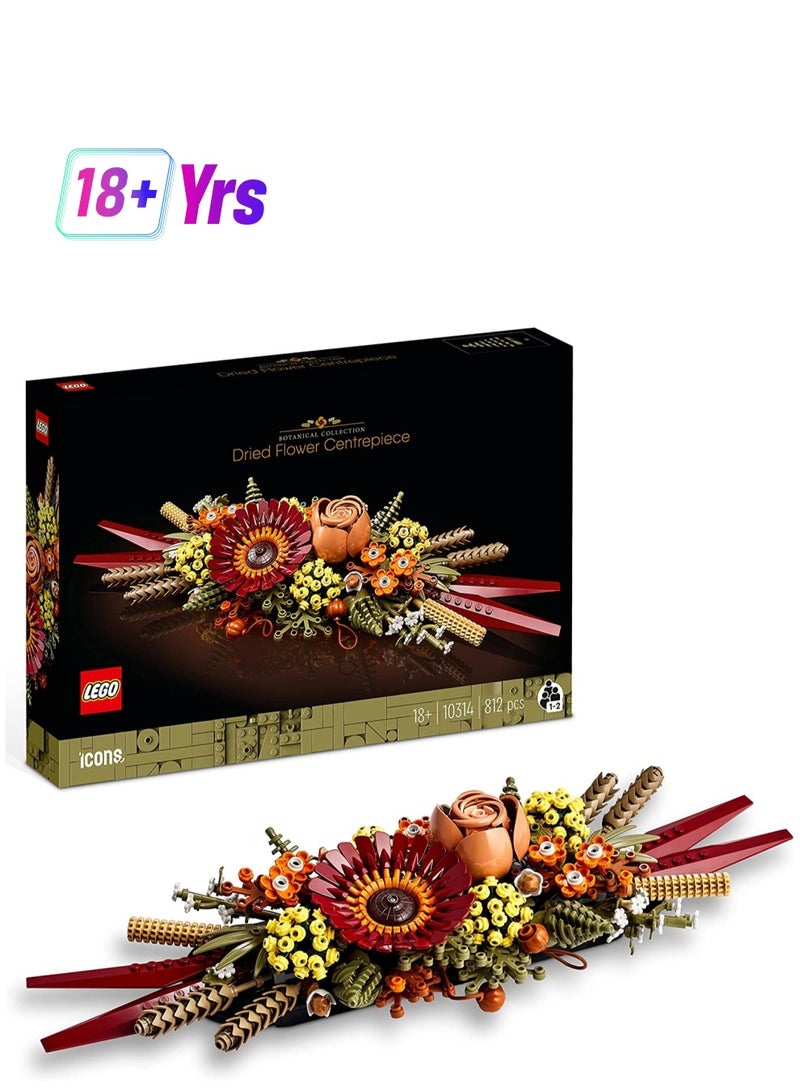 LEGO Icons Dried Flower Centrepiece Building Kit 10314  - Image 1