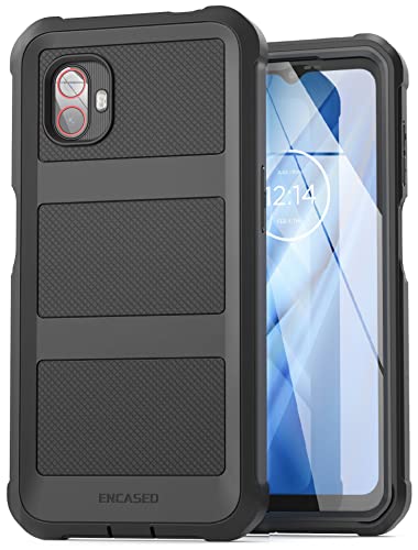 ENCASED Rugged Galaxy Xcover 6 Pro Case Falcon Series Protective DualLayer Shockproof Cover Heavy Duty Protection for Samsung Xcover6 Pro 66 Black - Image 1