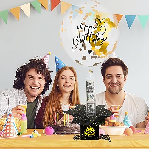 UQM صندوق المال المحدث لعيد الميلاد من UQM لهدايا النقود، صندوق بالون مضحك لعيد الميلاد، مجموعة مفاجآت عيد ميلاد سعيدة، هدايا عيد الميلاد للنساء والرجال وأفضل الأصدقاء وصديقات وزوجات وأخوات - Image 5