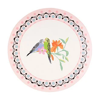 Cath Kidston  Cath Kidston Budgie Cb Round Placemats 4Pk  | Best Price UAE
