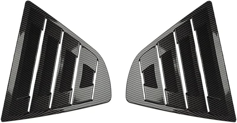 Acdeyaca Rear Side Window Louvers for Toyota Camry 2018-2022 - Carbon Fiber Pattern - Image 1