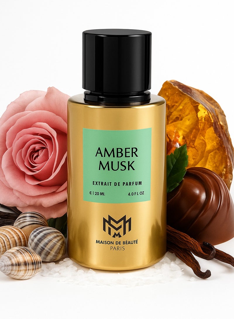 maison milan Amber Musk The Most Luxury Unisex 120ml Perfume - Image 1