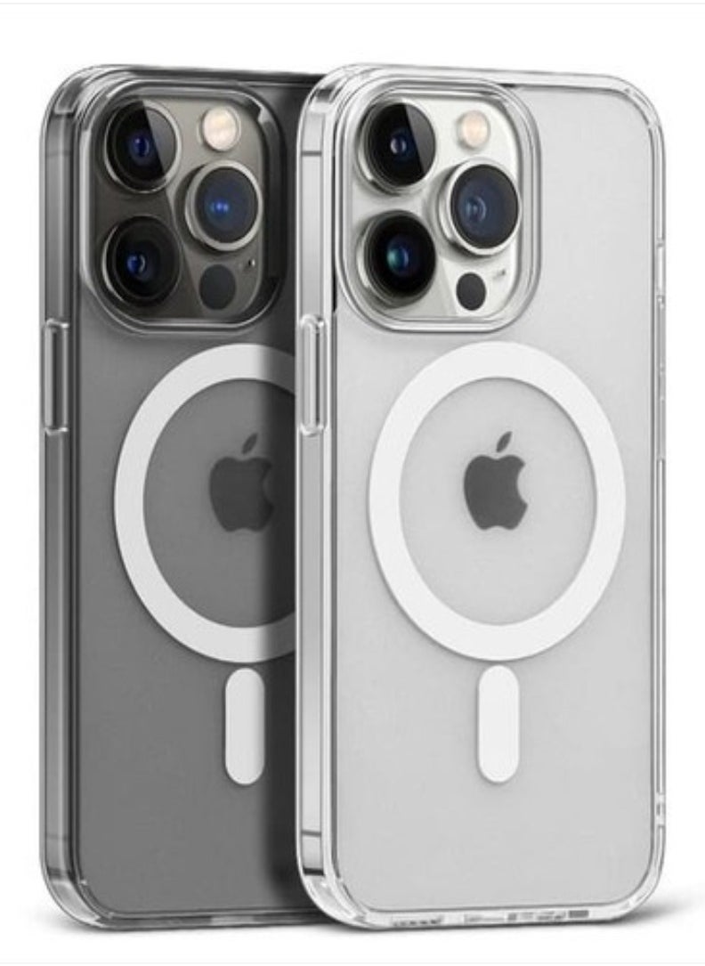 AKSESORY - iPhone 13 Pro Max Magsafe Clear Case Cover Strong & Durable (6.7") – Transparent & Sleek Design - Image 1