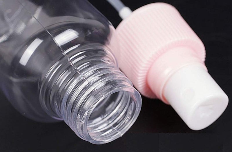 AMEEDARSHAN Plastic Portable Travel Cosmetics Bottles Plastic Pressing Spray Bottle for Makeup Cosmetic Toiletries Liquid Containers Bottles Pack of 1 - Image 4
