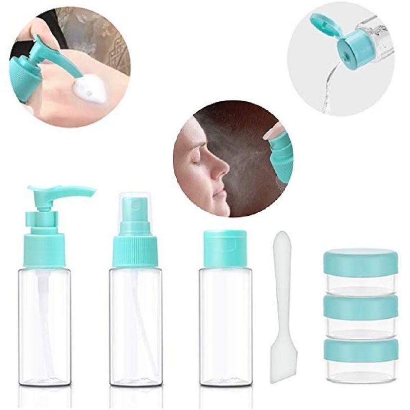 AMEEDARSHAN Plastic Portable Travel Cosmetics Bottles Plastic Pressing Spray Bottle for Makeup Cosmetic Toiletries Liquid Containers Bottles Pack of 1 - Image 2