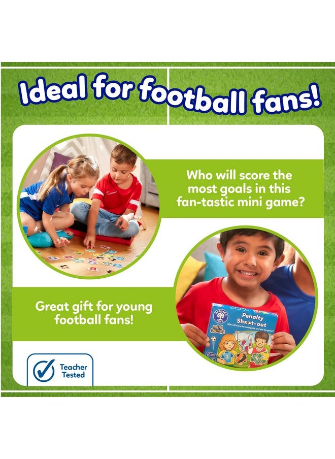 ORCHARD TOYS - Orchard Toys Penalty Shoot Out Game Fun Football Matching Number and Counting Game Indoor and Outdoor Sports Activity Family Game Perfect for Football Fans Kids, 3-7 Years - Image 1