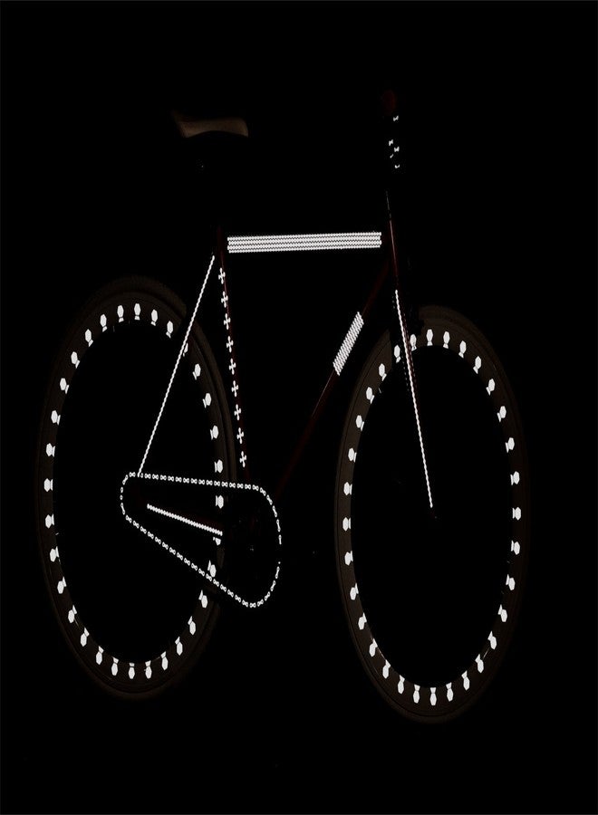 RydeSafe Reflective Decals Multi Stripes Kit Jumbo, Black - Image 4