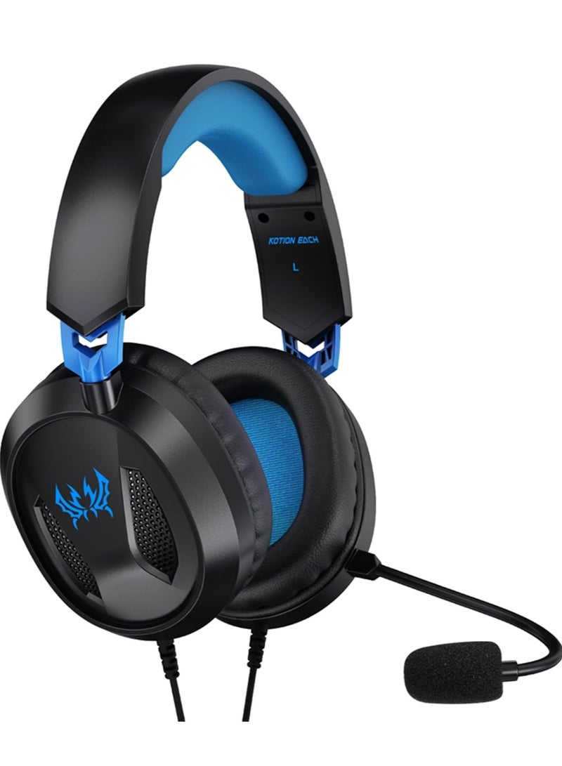 ELTRAZONE G3100 Wired Gaming Headset – Over-Ear Headphones with Omni-Directional Microphone, Memory Foam Ear Cushions for PS5, PS4, Laptop, Tablet & Mobile Phones  - Image 1