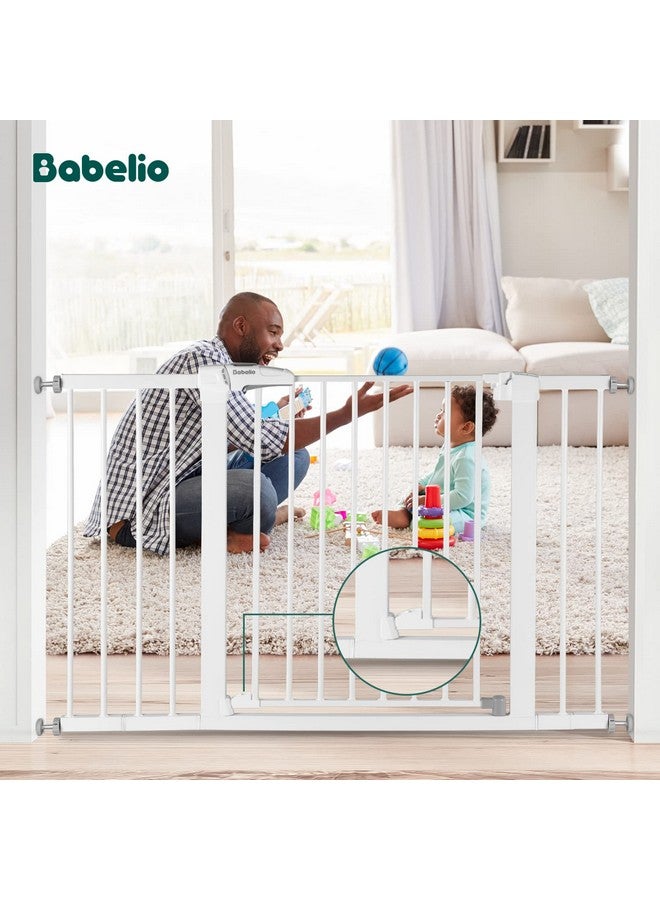 Babelio Baby Gate Spring Lock, Safety Gate Accessories for Kids and Pets, Disassembled and Replaced, White - Image 1