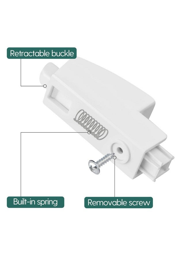 Babelio Baby Gate Spring Lock, Safety Gate Accessories for Kids and Pets, Disassembled and Replaced, White - Image 2