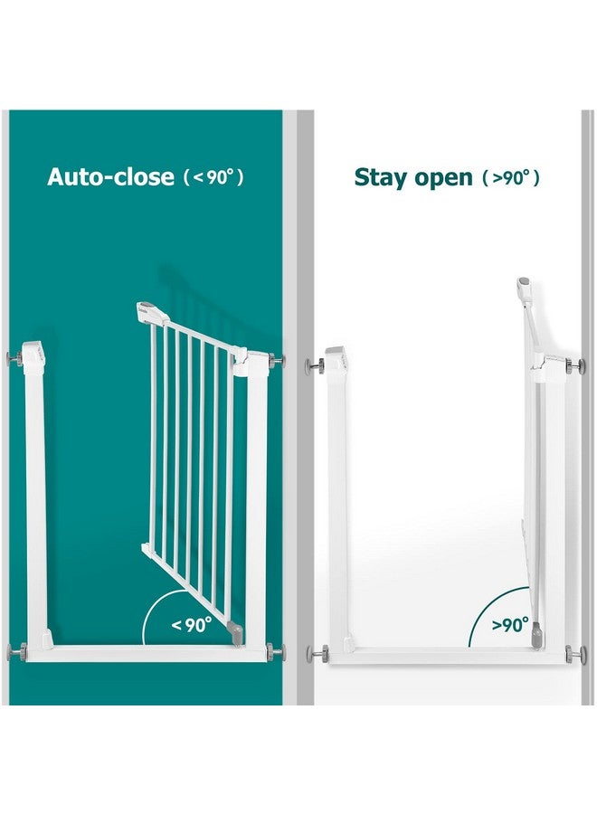 Babelio Baby Gate Spring Lock, Safety Gate Accessories for Kids and Pets, Disassembled and Replaced, White - Image 3