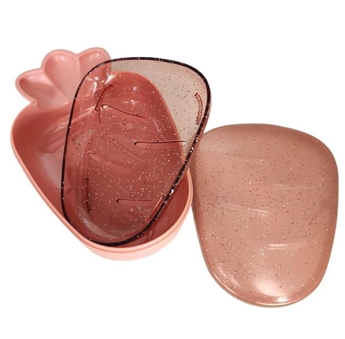 CLICKSWIFT حامل صابون على شكل جزر قابل للنقل من كليك سويفت مع تصريف ذاتي للاستخدام في الحوض والحمام، متعدد الألوان 1 قطعة - Image 2