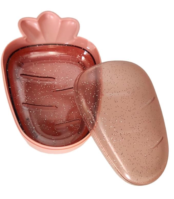 CLICKSWIFT حامل صابون على شكل جزر قابل للنقل من كليك سويفت مع تصريف ذاتي للاستخدام في الحوض والحمام، متعدد الألوان 1 قطعة - Image 3