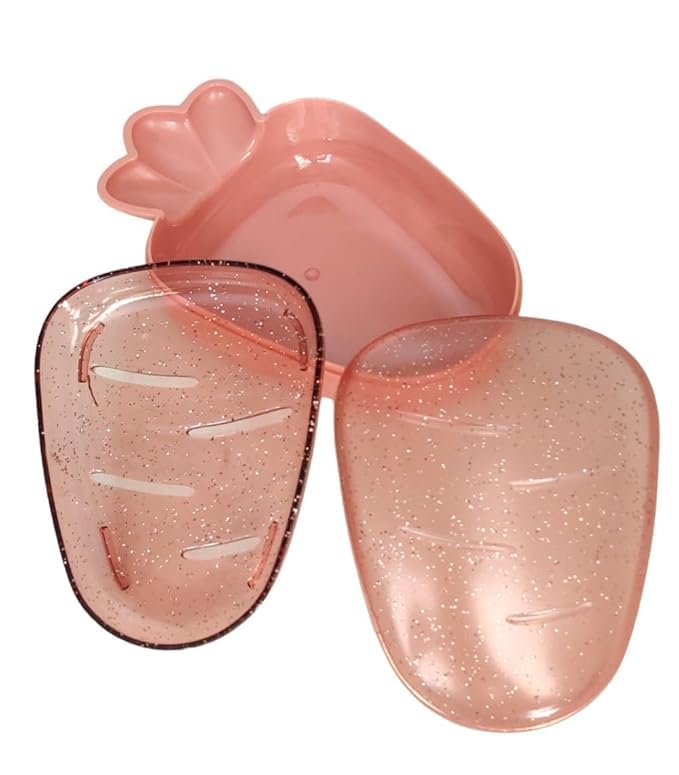 CLICKSWIFT حامل صابون على شكل جزر قابل للنقل من كليك سويفت مع تصريف ذاتي للاستخدام في الحوض والحمام، متعدد الألوان 1 قطعة - Image 1