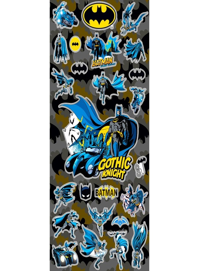 Batman Lip Balm Tube for Boys – Bundle with 1 Tube of Plant Based Lip Balm in Watermelon Flavor with Batman Figurine Topper Plus Stickers, More | DC Comics Party Favors - Image 4