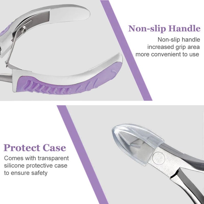 IVON Non-Slip Cuticle Trimmer, Professional Stainless Steel Cuticle Cutter - Image 5