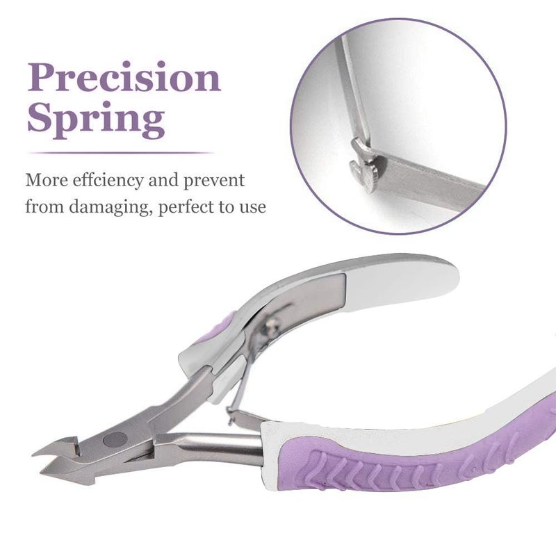 IVON Non-Slip Cuticle Trimmer, Professional Stainless Steel Cuticle Cutter - Image 4