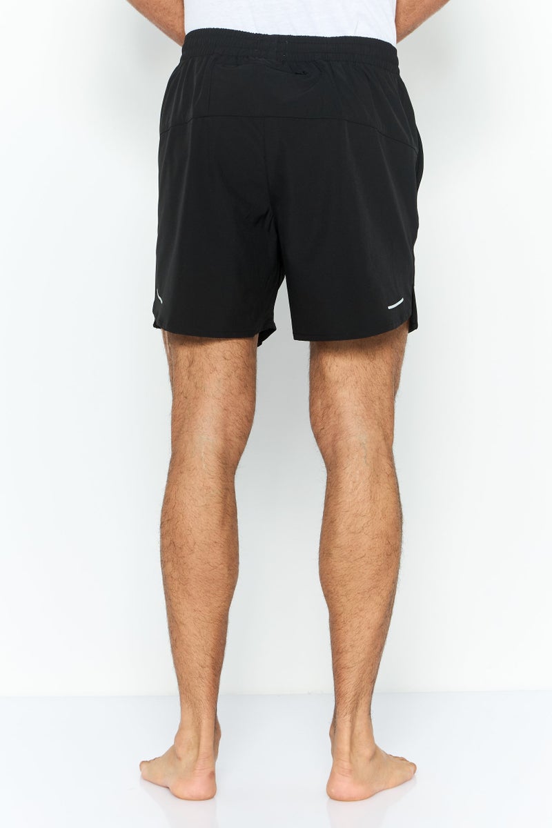 DKNY Men Brand Logo Board Shorts, Black  - Image 4