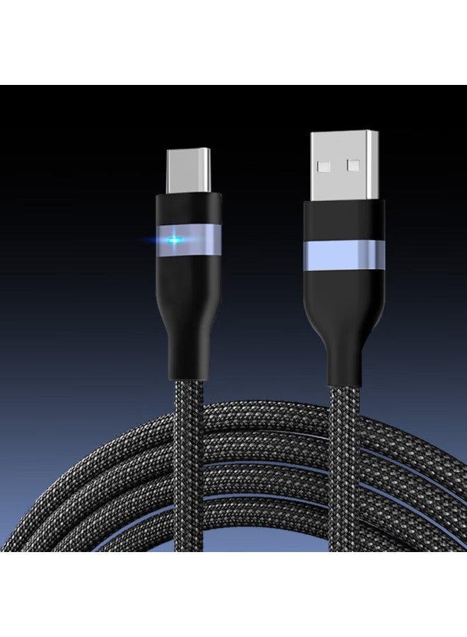 Smorss Type-c Charging Cable 6a Super Fast Charge 120w For Huawei Honor Oppo Xiaomi 66w Android Phone Usb-c Fast Charge Cable Extended Braided 1m Gray - Image 2