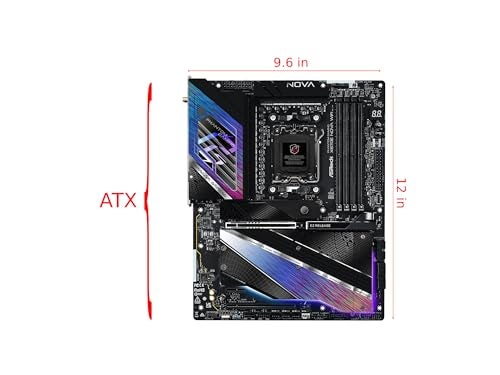 ASRock Phantom Gaming X870E Nova WiFi Socket AM5 AMD Ryzen X870 DDR5 DIMMs 8200 MHz 256 GB ATX Motherboard USB4 - Image 2