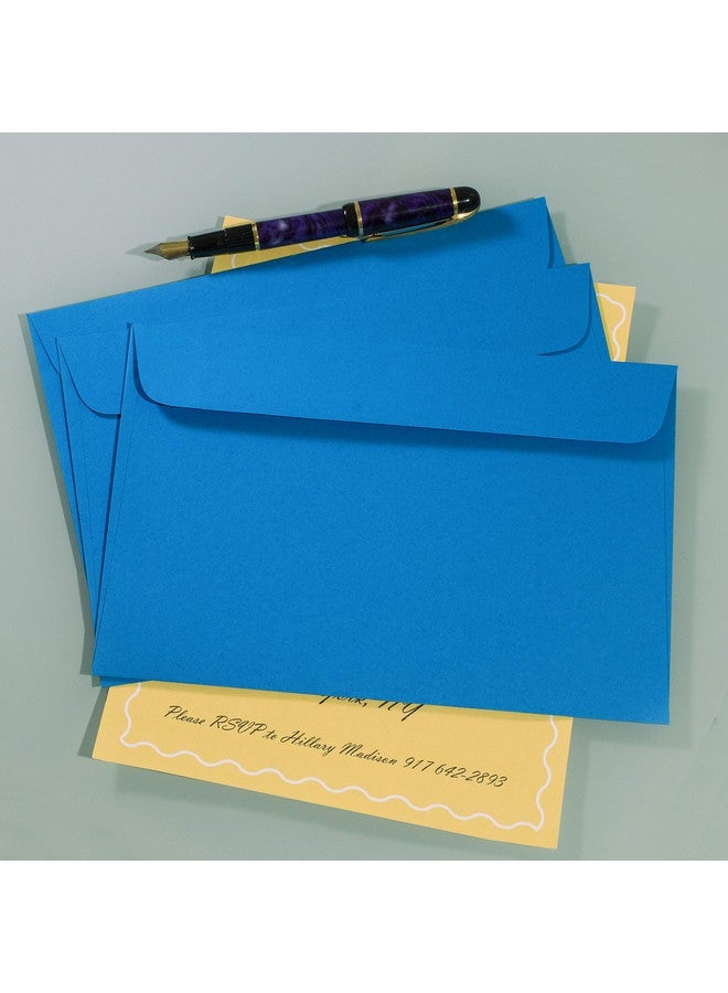 EnDoc 9X12 Blue Starburst Booklet Envelopes Large Colored Envelopes 9X12 Size For Unfolded A4 Sheets & Catalogs Pack Of 15 Blue Envelopes - Image 4