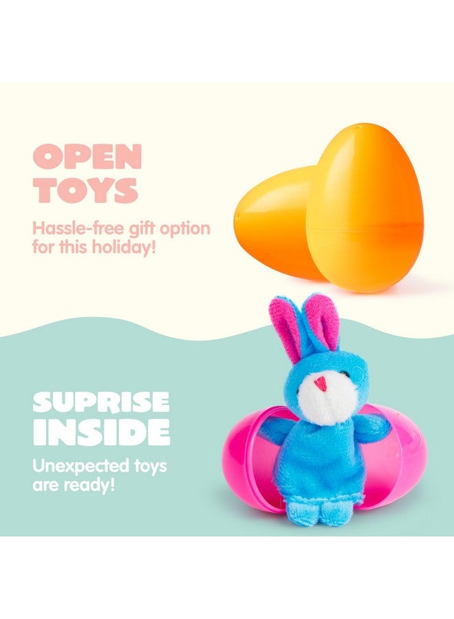 JOYIN 24 Pcs Easter Eggs Filled with Finger Puppets, Prefilled Egg with Cartoon Animal Puppets for Kids Easter Hunt, Basket Stuffers Fillers, Party Favors and Classroom Prize Supplies - Image 4